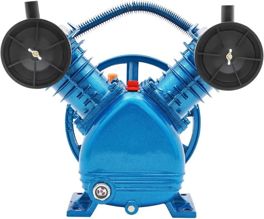 Compresseur d'Air 2200W, Débit 250L/min, 8 Bar, 115 PSI, 2 Cylindres en V