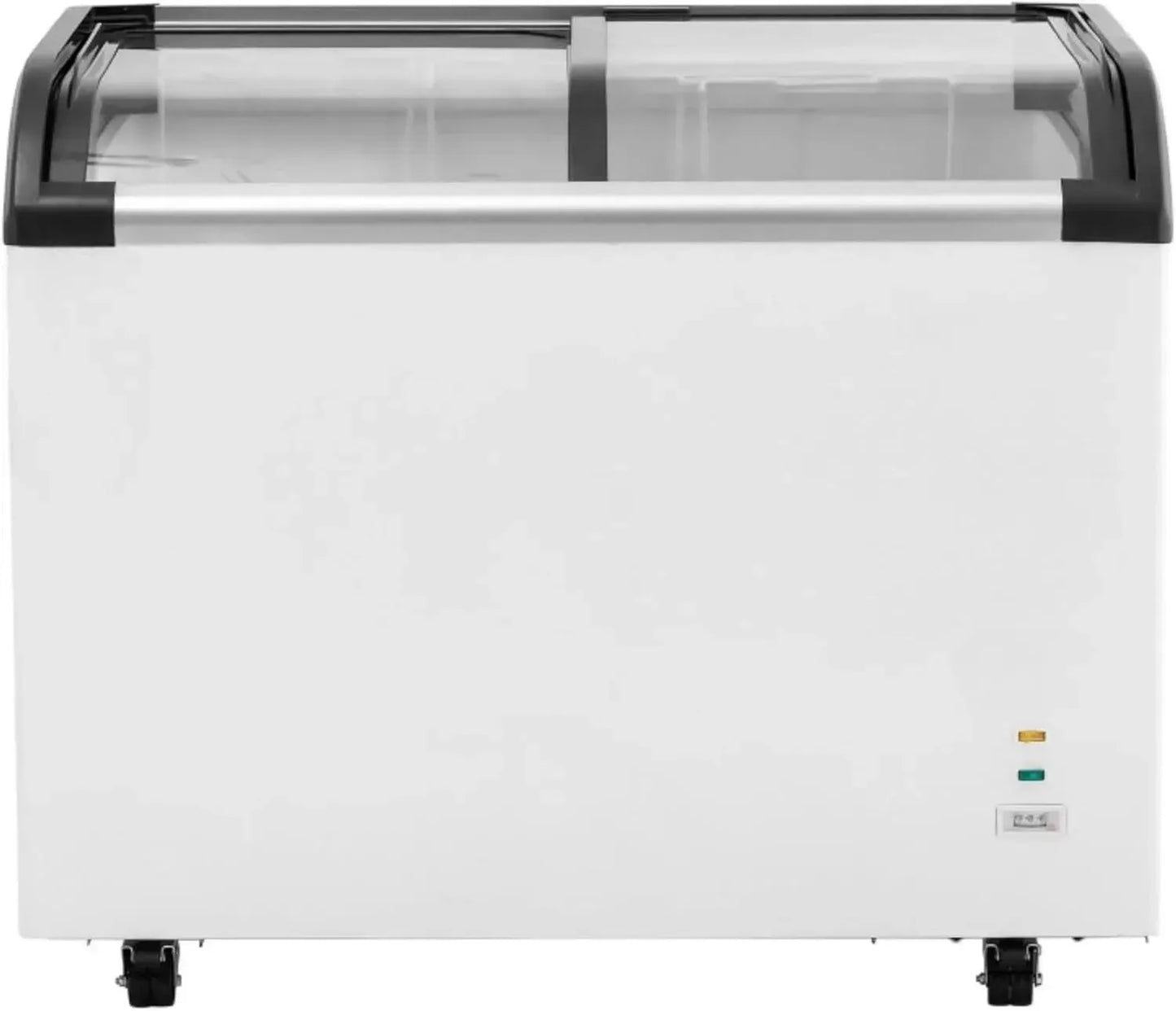 Grand Congélateur Coffre 273L avec Vitre Coulissante – Conservation à -18°C – Capacité Spacieuse avec Paniers Amovibles – Efficacité Énergétique