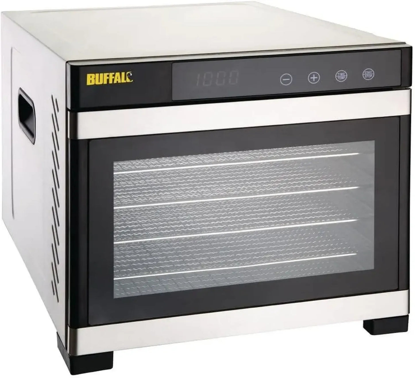 Déshydrateur Alimentaire en Inox avec 6 Plateaux et Minuterie Numérique