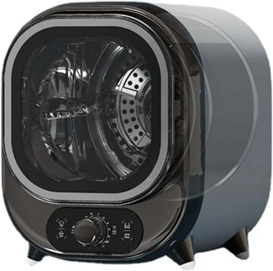 Sèche-linge condensateur 5 kg mural compact - Parfait pour espaces restreints, utilisation sur plan de travail, noir moderne