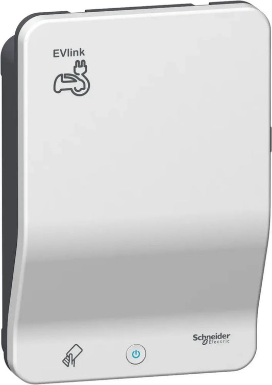 Schneider Electric - Borne de Recharge EVlink Intelligente - Type 2S - RFID - Puissance Ajustable 3 à 22 kW