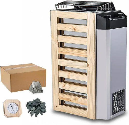 Chauffe-Sauna Électrique 3,6 KW 220V avec Commande Intégrée pour Usage Domestique, Spa et Hôtel